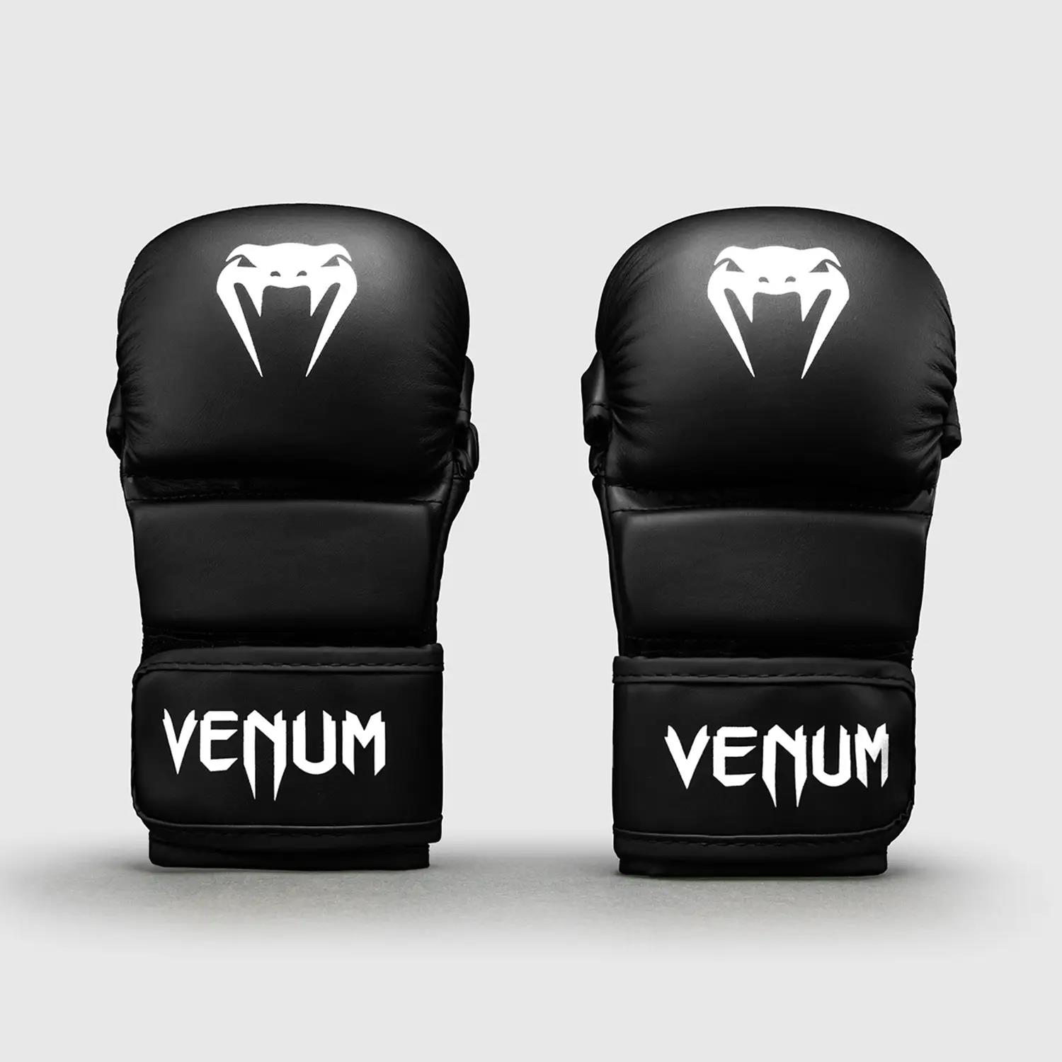 VENUM MMA Sparring Gloves, Contender 1.5, black-white, S