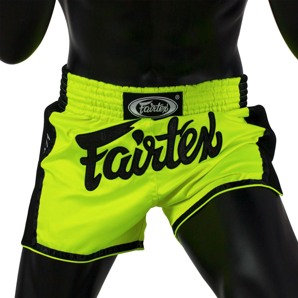 Fairtex Muay Thai Shorts, BS1706, neon-gelb