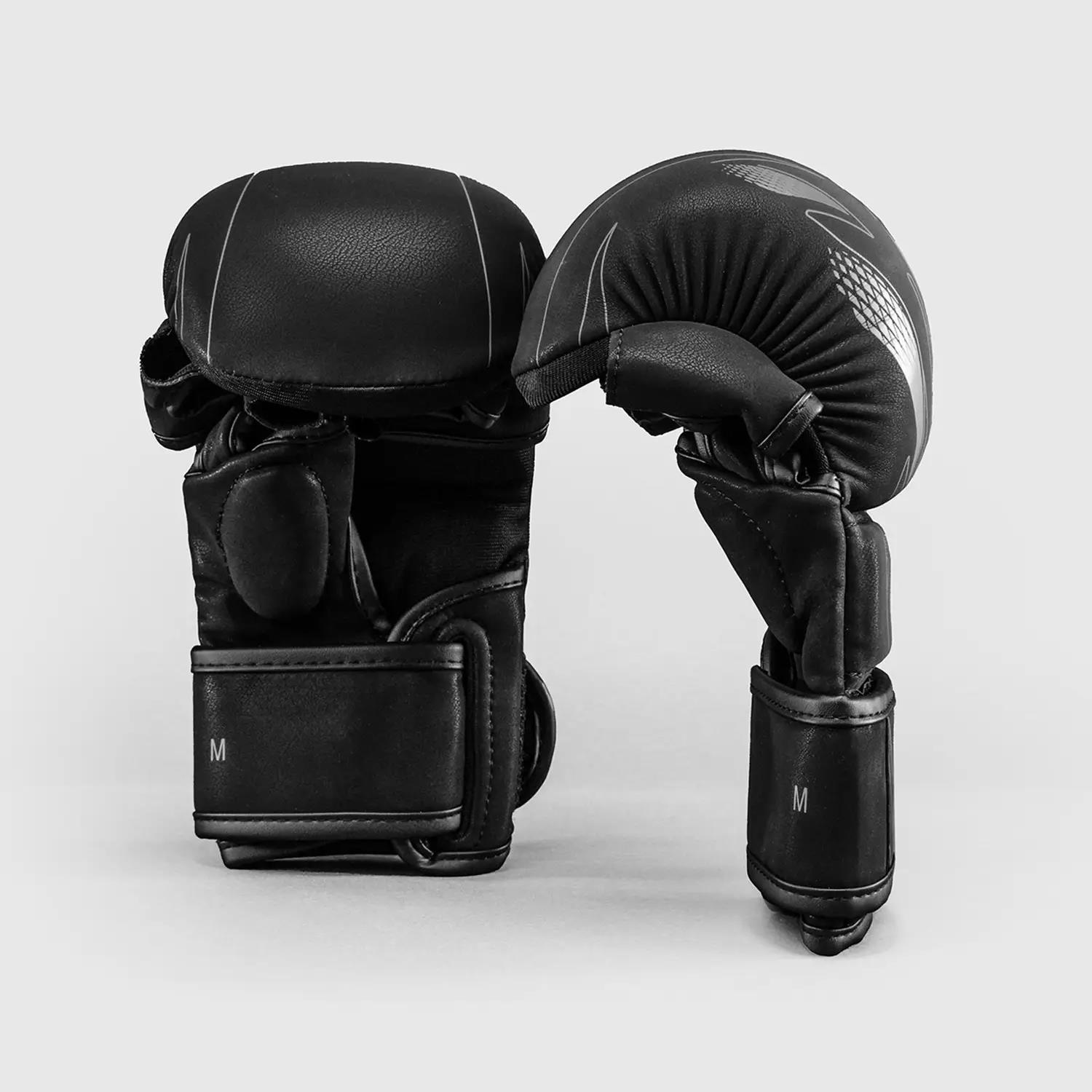 VENUM MMA Sparring Gloves, Amazonia Reborn, black-grey, L/XL