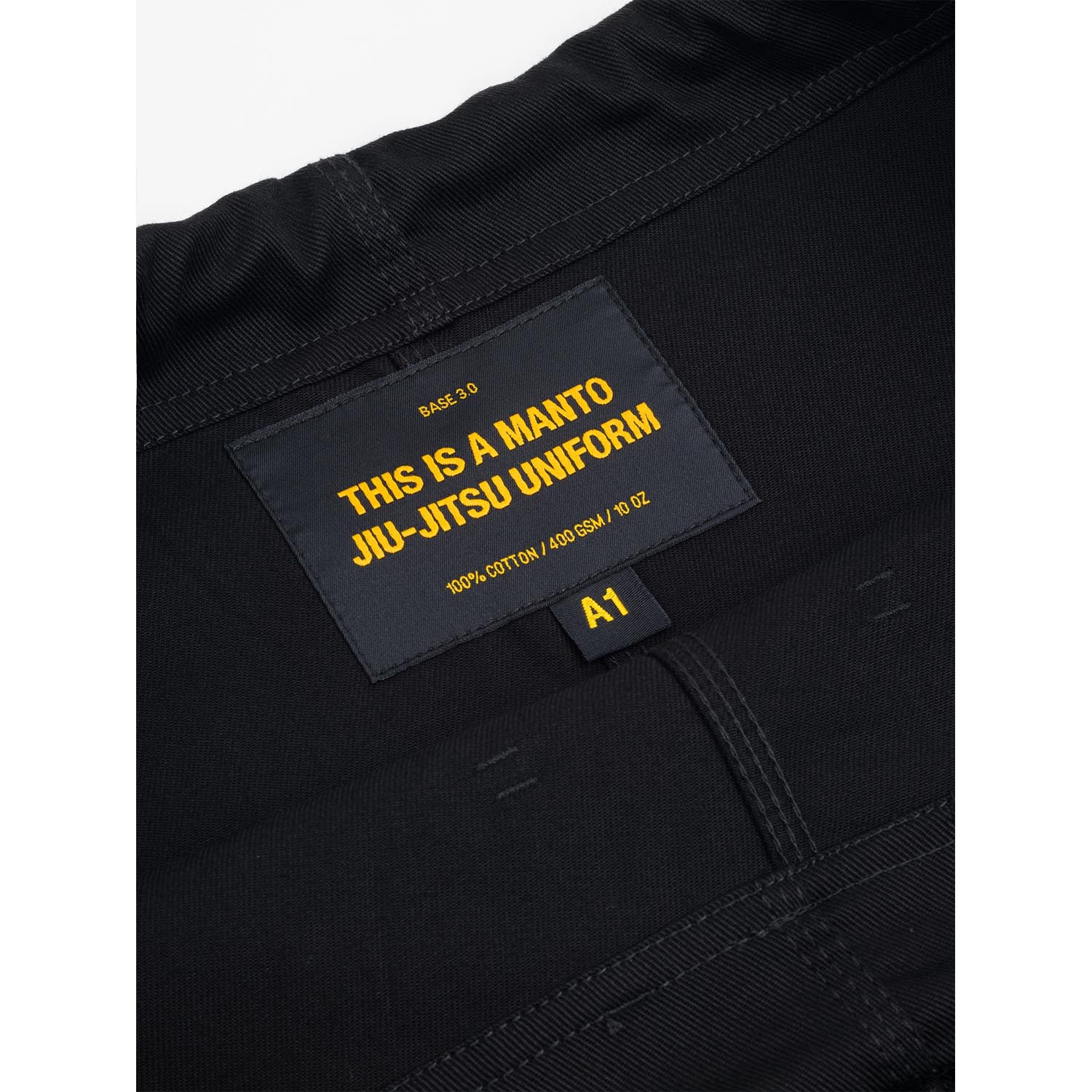 MANTO BJJ GI, Base 3.0, black-orange, A1