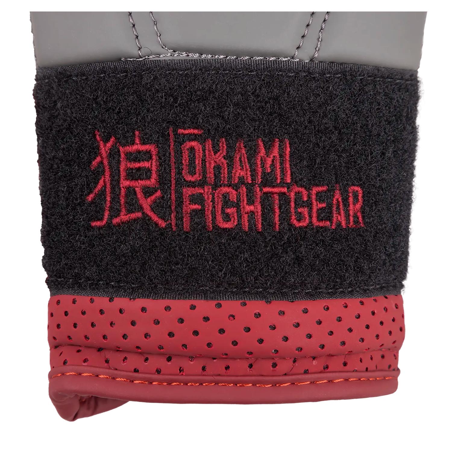 OKAMI MMA Sparring Gloves, Unity, red-grey, XXL