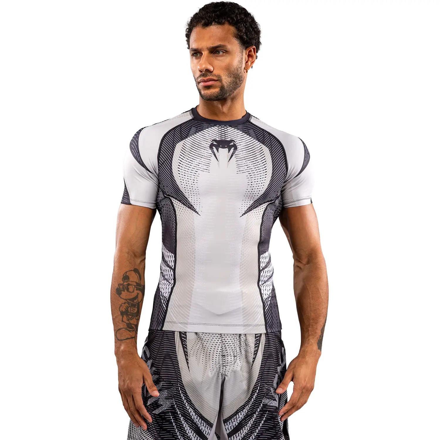 VENUM Rashguard, S/S, Galactic 3.0, white-black, S