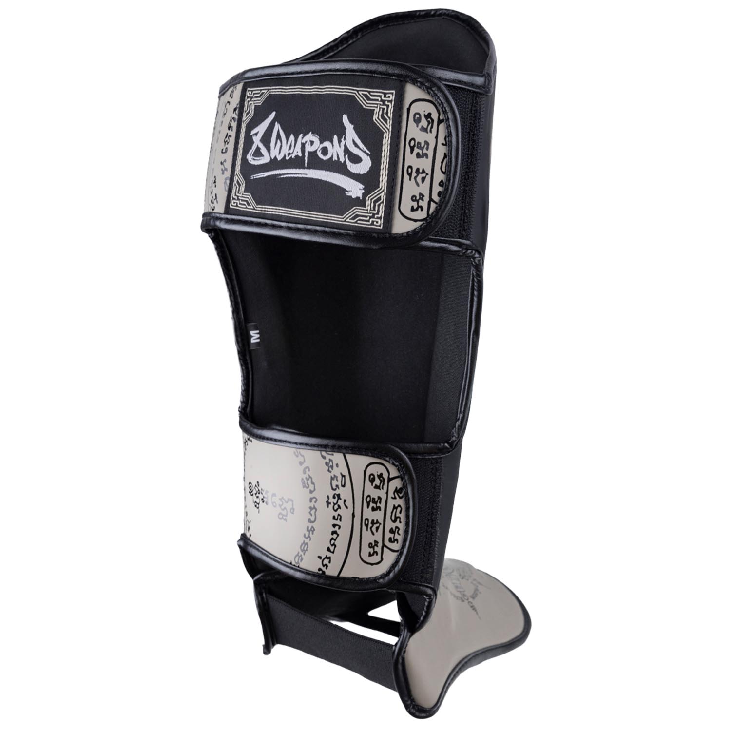 8 WEAPONS Shin Guards, 8 Ways Yant, black-sand, M