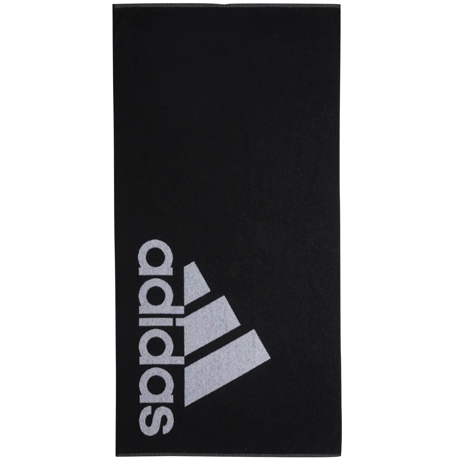 adidas Handtuch, T19, schwarz-weiß