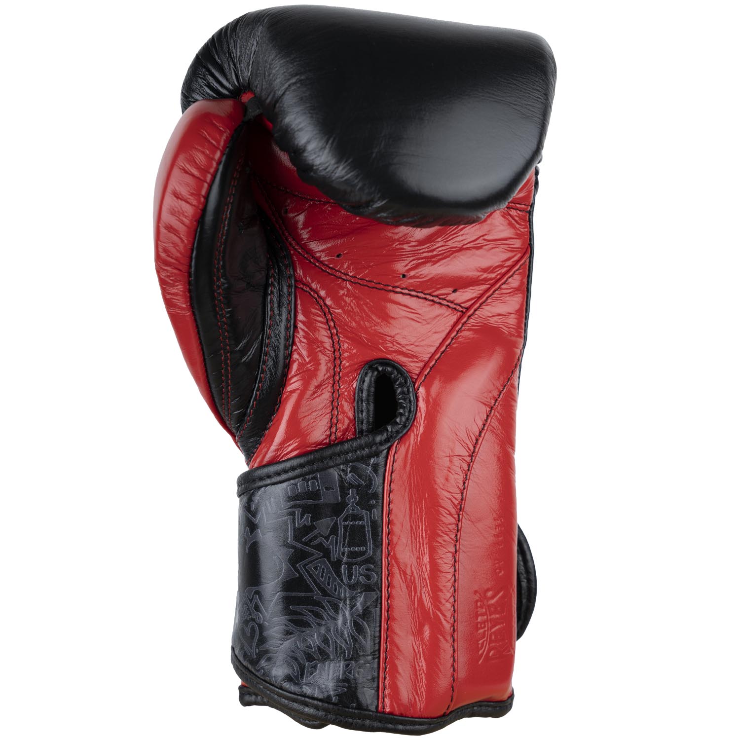 Cleto Reyes Boxing Gloves, High Precision Training, black-red, 12 Oz