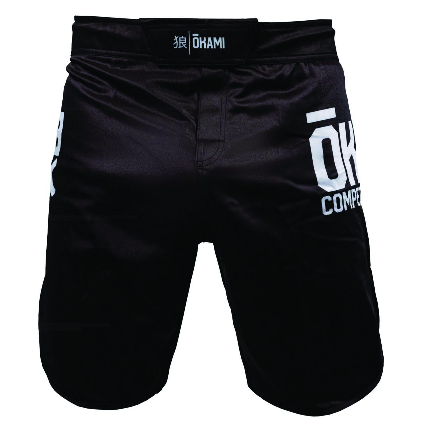 OKAMI MMA Fight Shorts, Competition Team, black, S