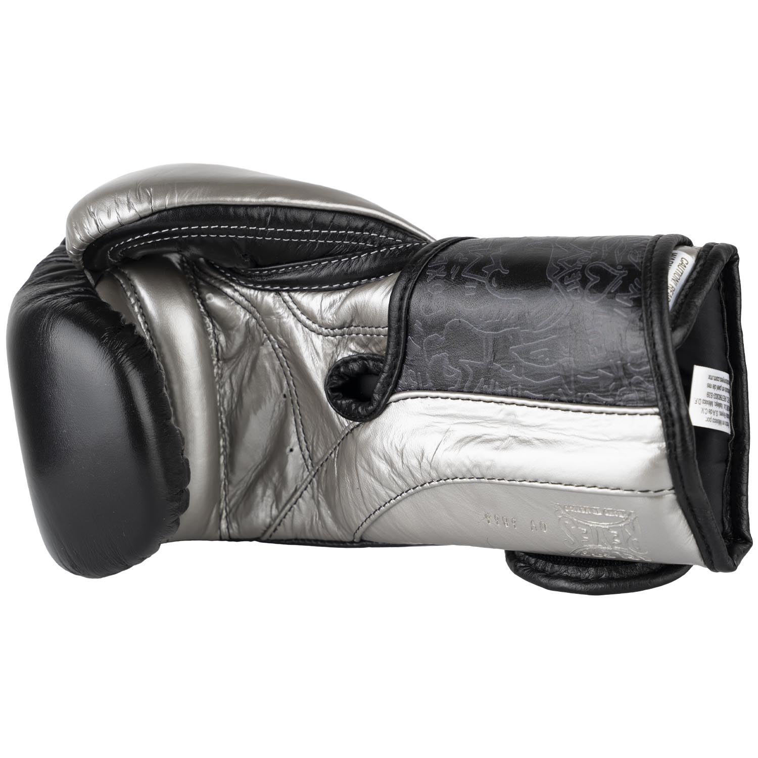 Cleto Reyes Boxing Gloves, High Precision Training, black-silver, 16 Oz