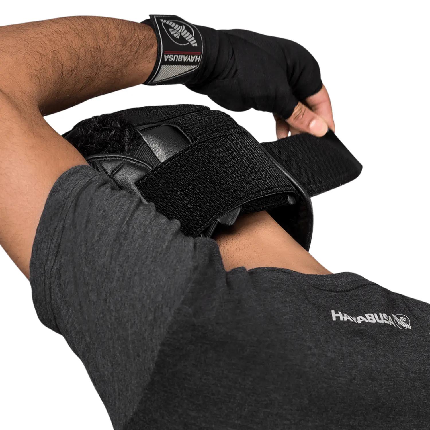 Hayabusa Head Guard, T3, MMA, black-red, L/XL