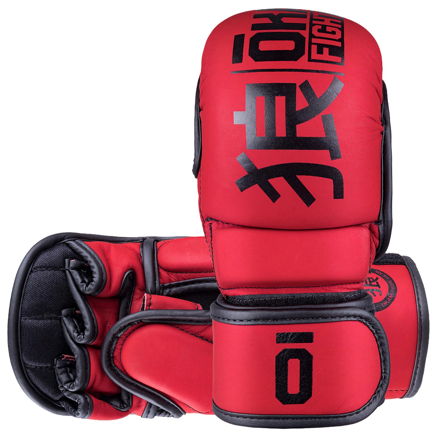 OKAMI MMA Sparring Gloves, Competitor V2, red-black, XL