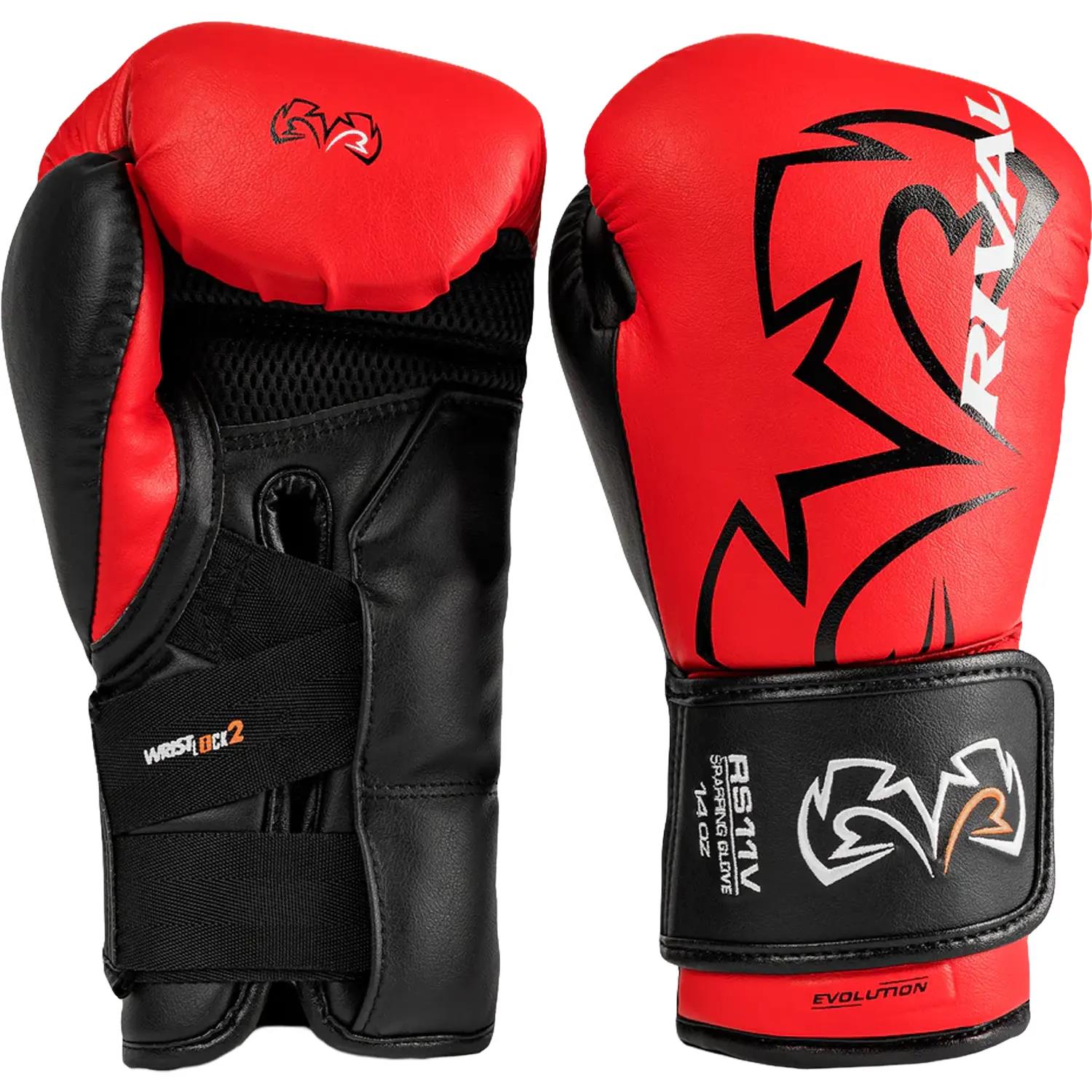 Rival Boxing Gloves, RS11V, Evolution, red, 14 Oz