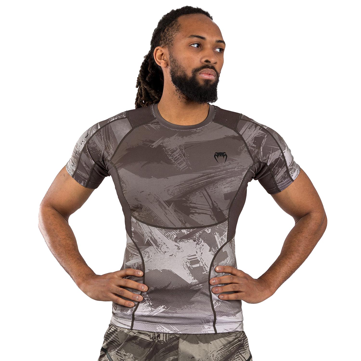 VENUM Rashguard, S/S, Electron 3.0, sand, S