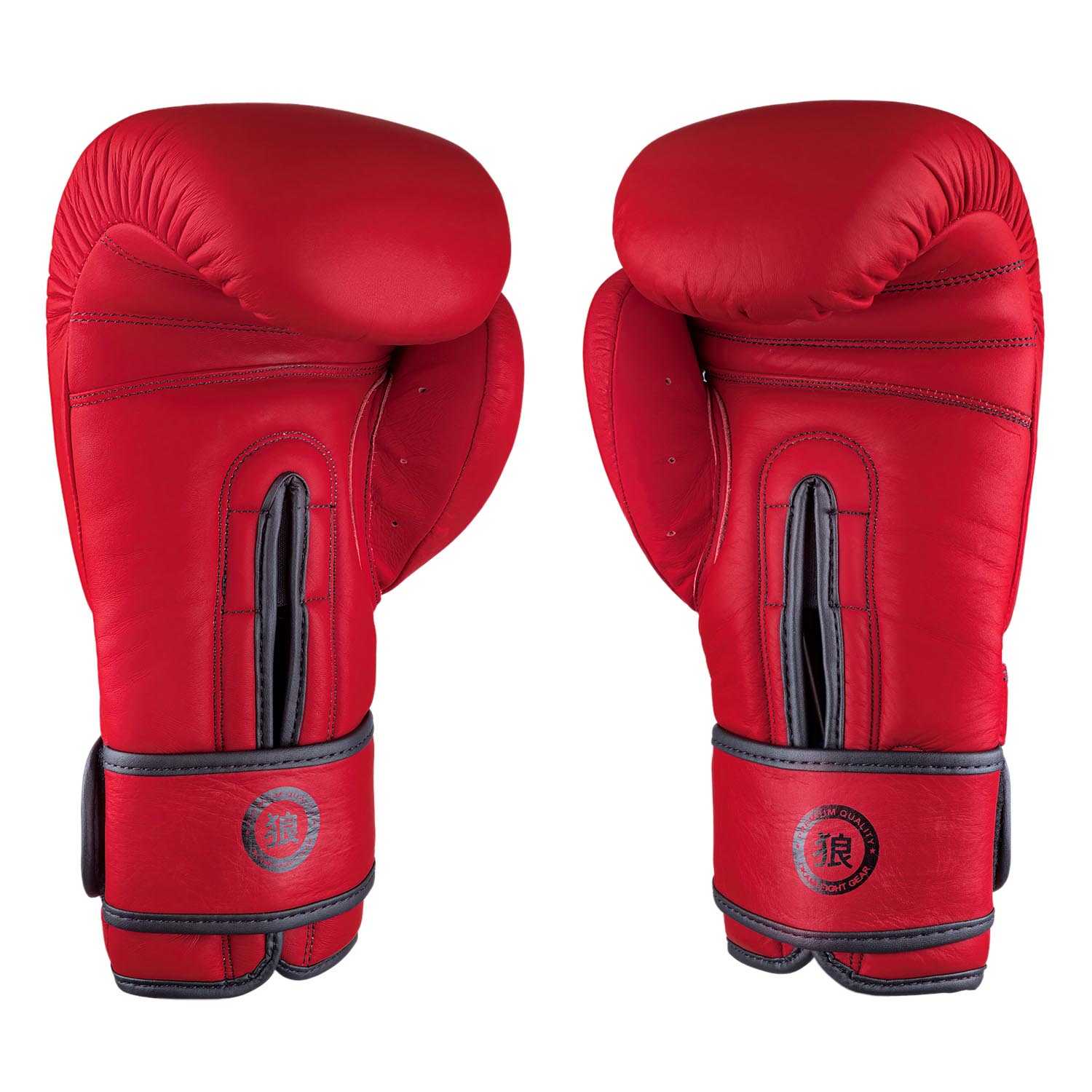OKAMI Boxing Gloves, Competior V2, red-black, 16 Oz