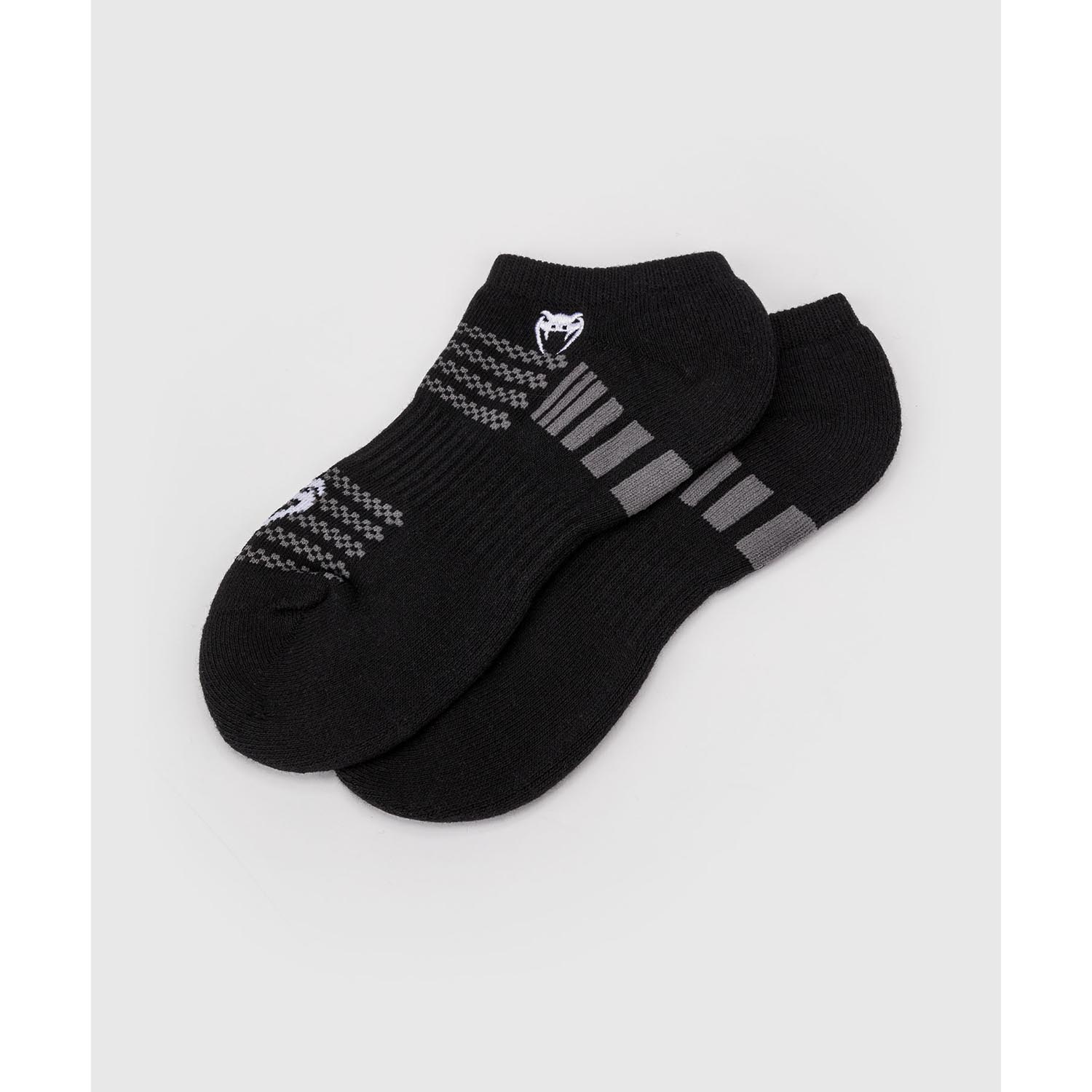 VENUM Socks, Vector No-Show 3er-Pack, black-grey, M