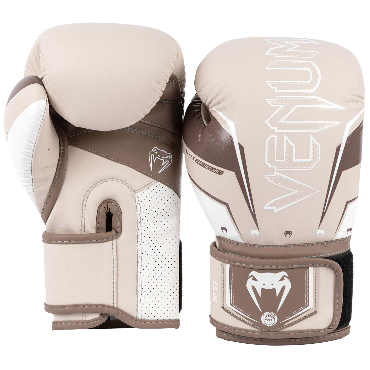 VENUM Boxing Gloves, Elite Evo, sand, 10 Oz