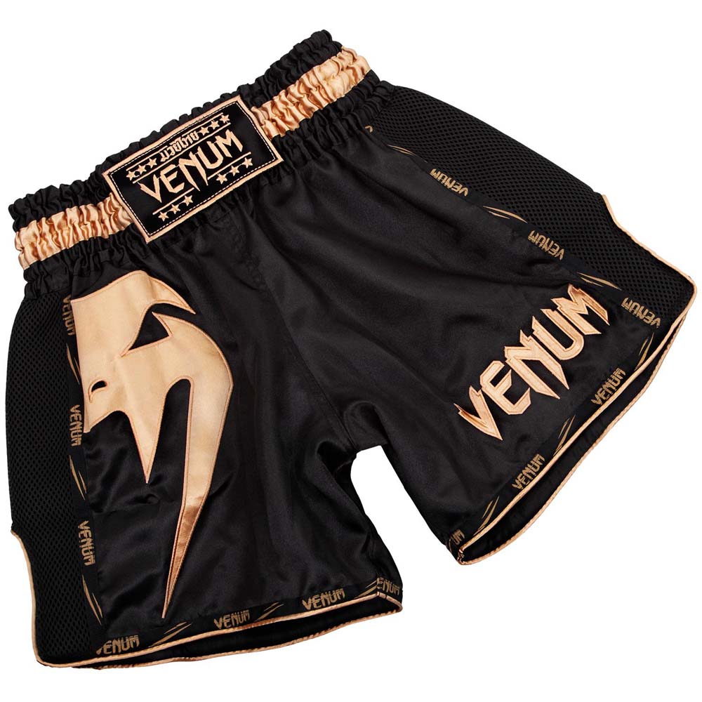 VENUM Muay Thai Shorts, Giant, schwarz-gold
