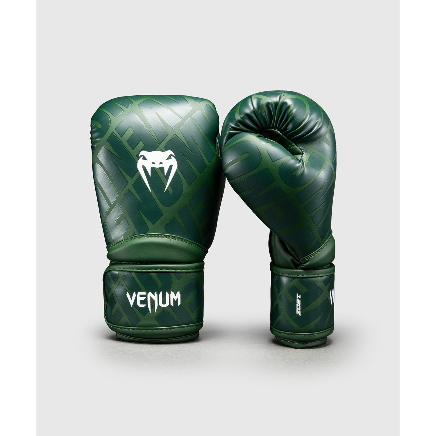 VENUM Boxing Gloves, Contender, 1.5 XT 3D, dark green, 10 Oz