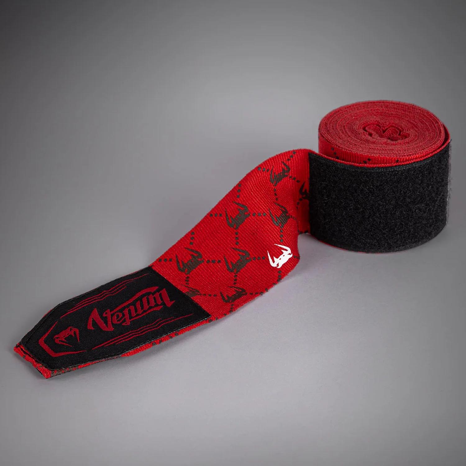 VENUM Handwraps, Monogram Advanced, semi elastic, 2.5 m, red