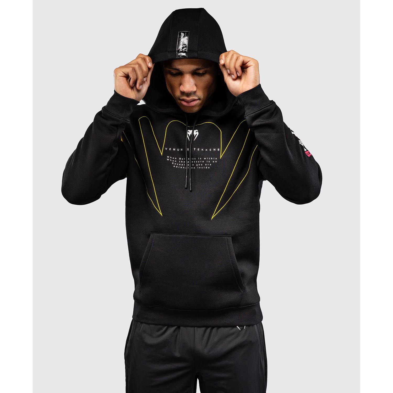 VENUM Hoody, Tekken 8, King, black-yellow, S