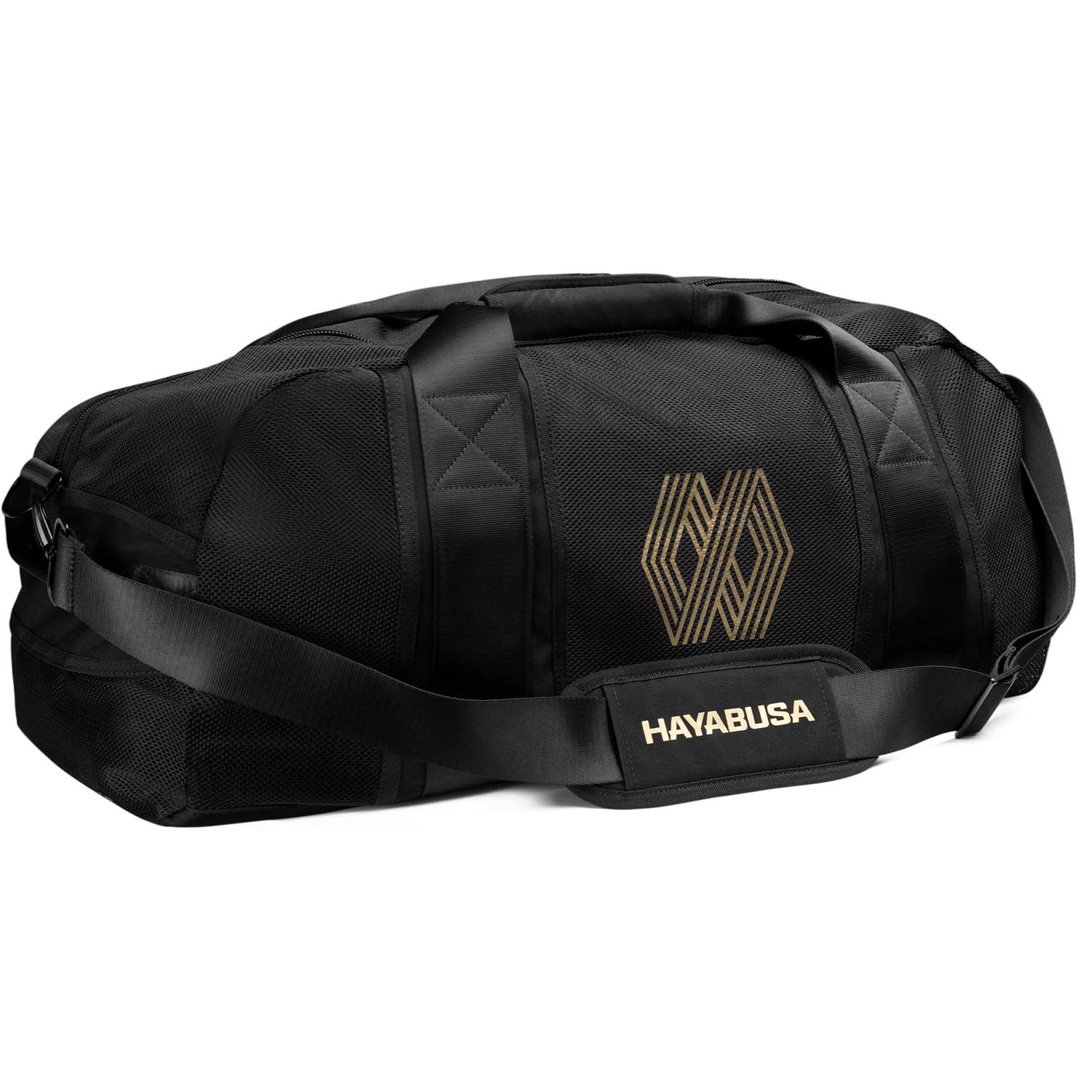 Hayabusa Sport Bag, Mayweather, Mesh Bag, black-gold