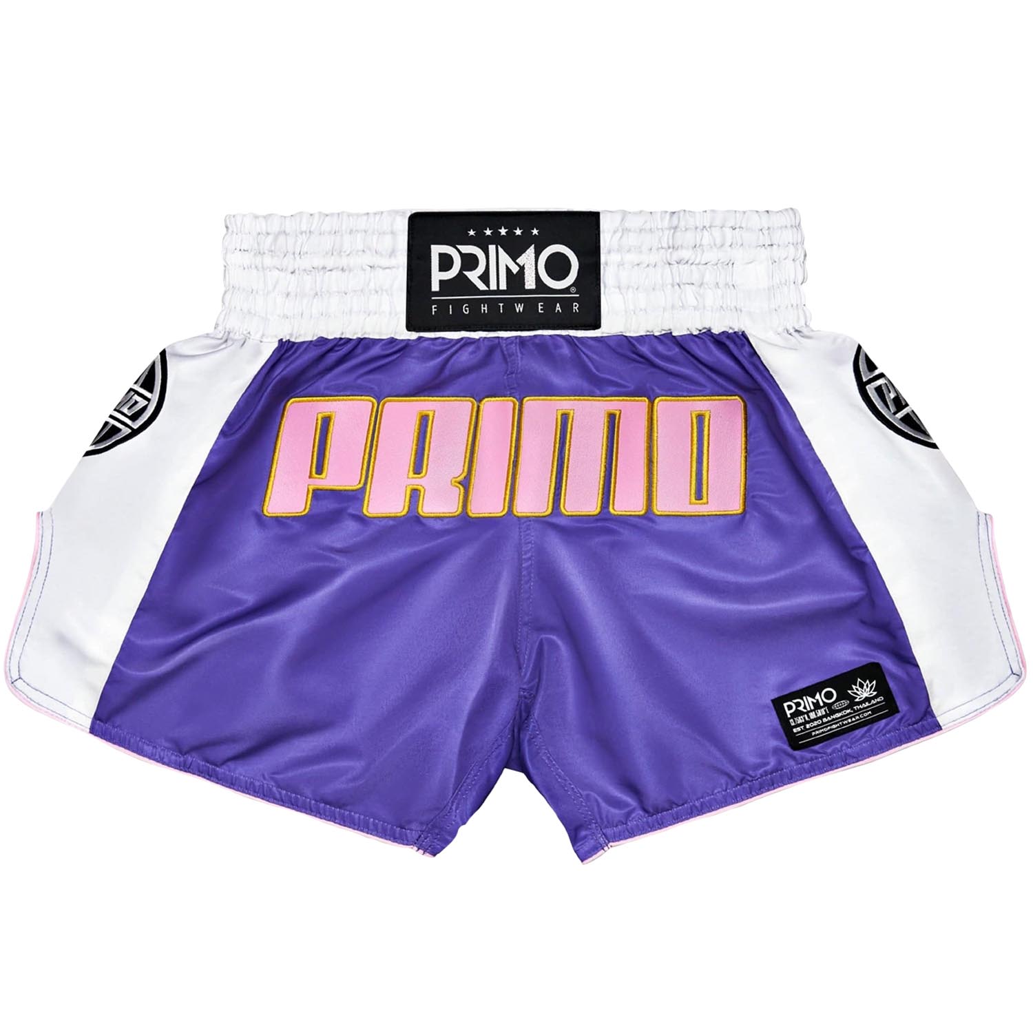 PRIMO Muay Thai Shorts, Trinity, purple