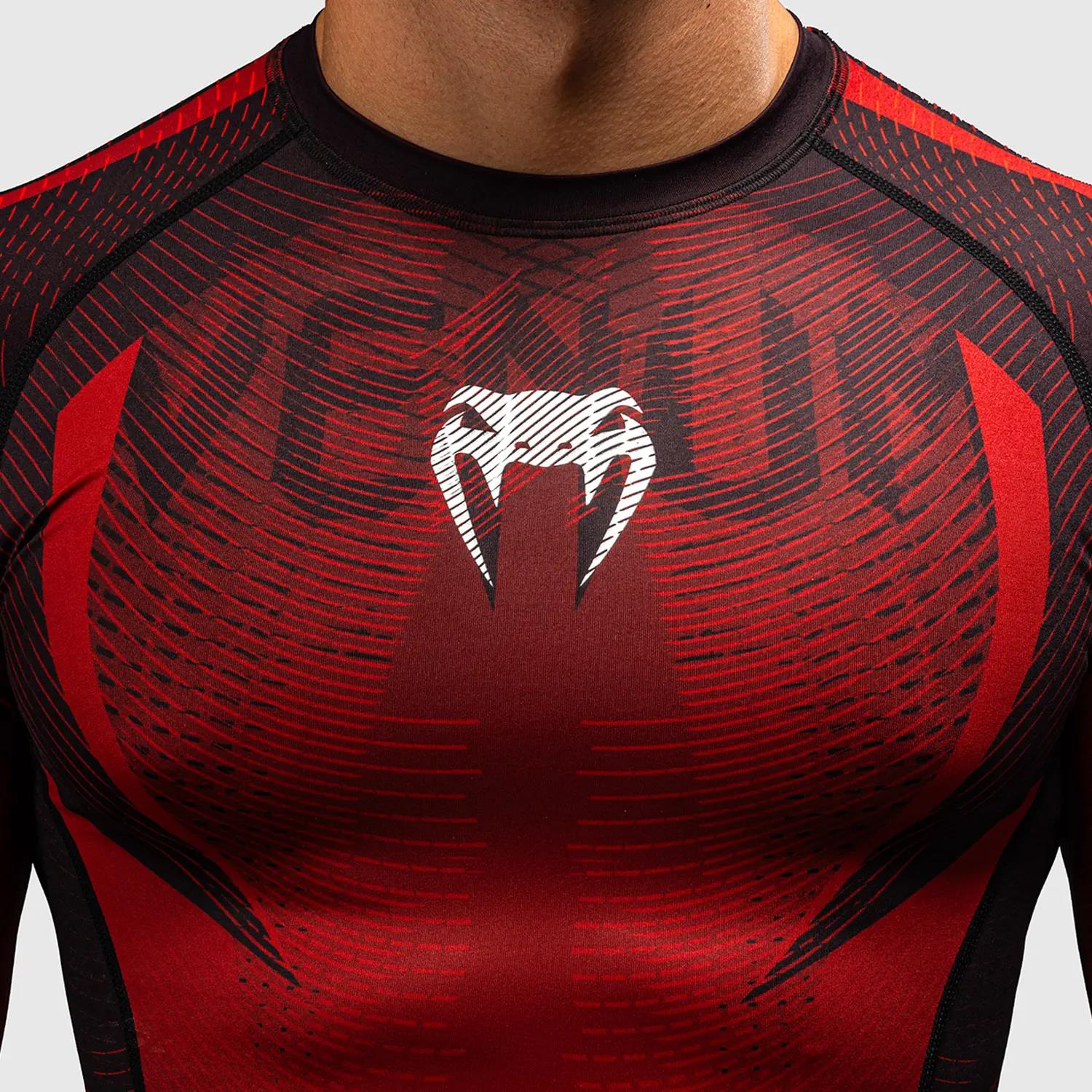 VENUM Rashguard, L/S, Galactic 3.0, red-silver, M