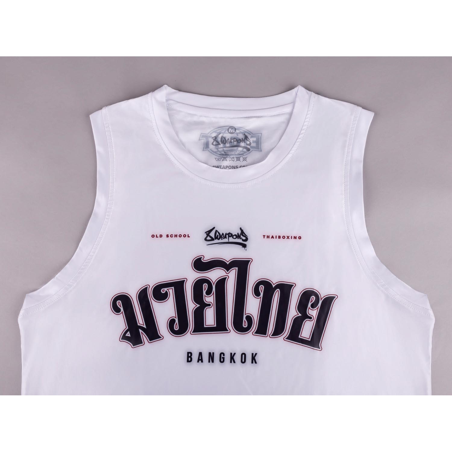 8 WEAPONS Functional Tank Top, Bangkok, white-black, XXL