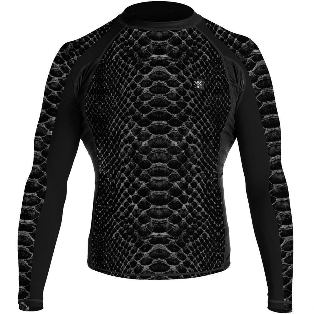 Wicked One Rashguard, L/S, Python, black, M | Clothing