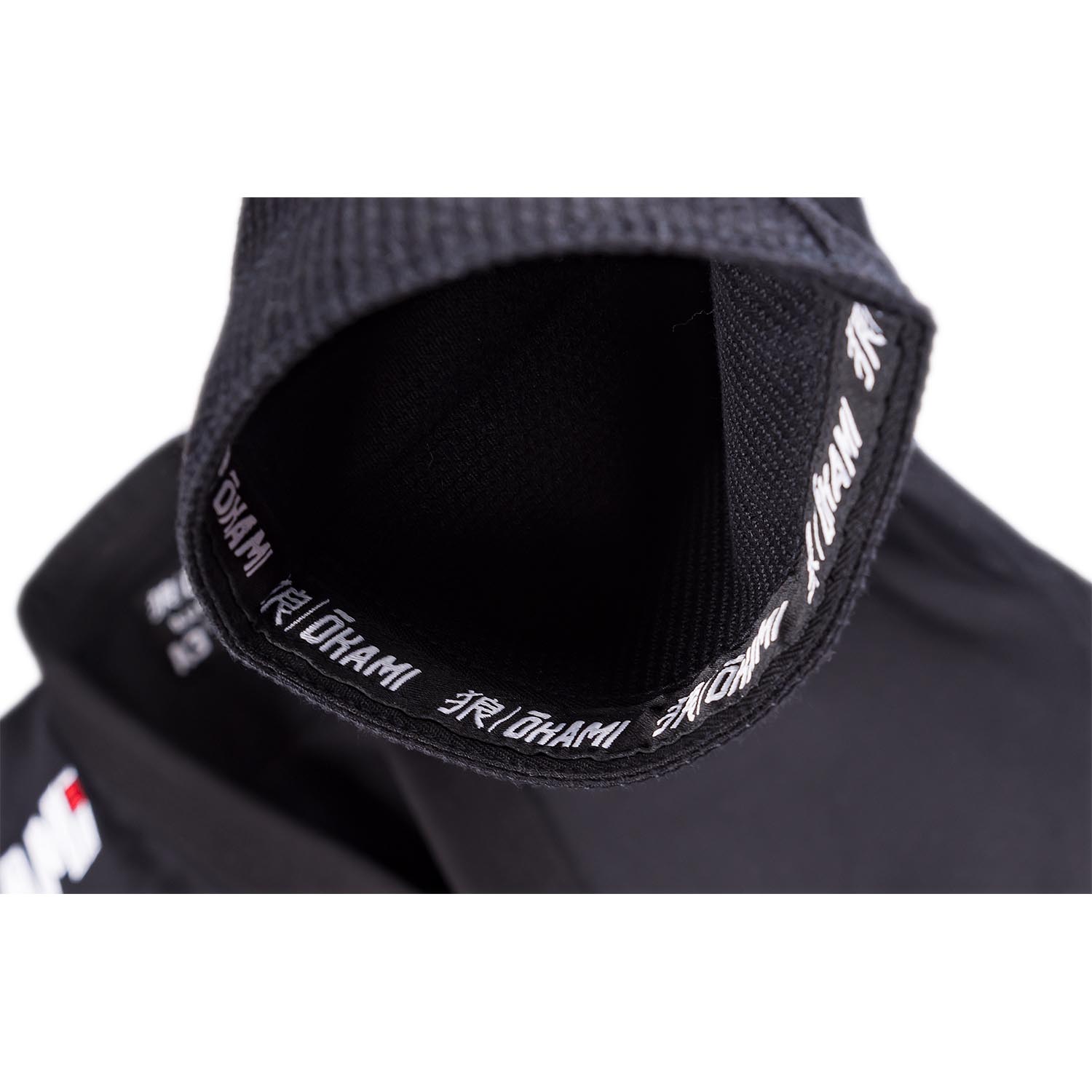 OKAMI BJJ GI, Enso, black, A4