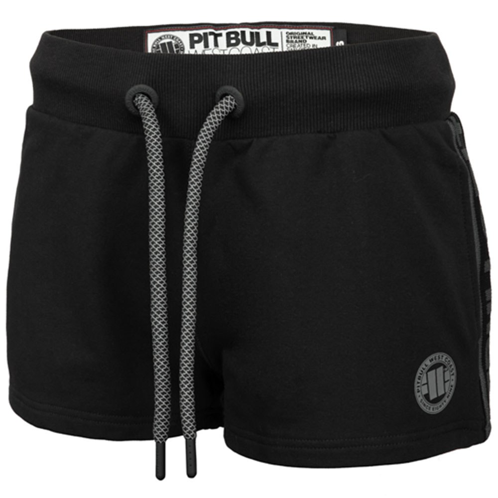 Pit Bull West Coast Shorts, Damen, S. Logo F. Terry, schw, M