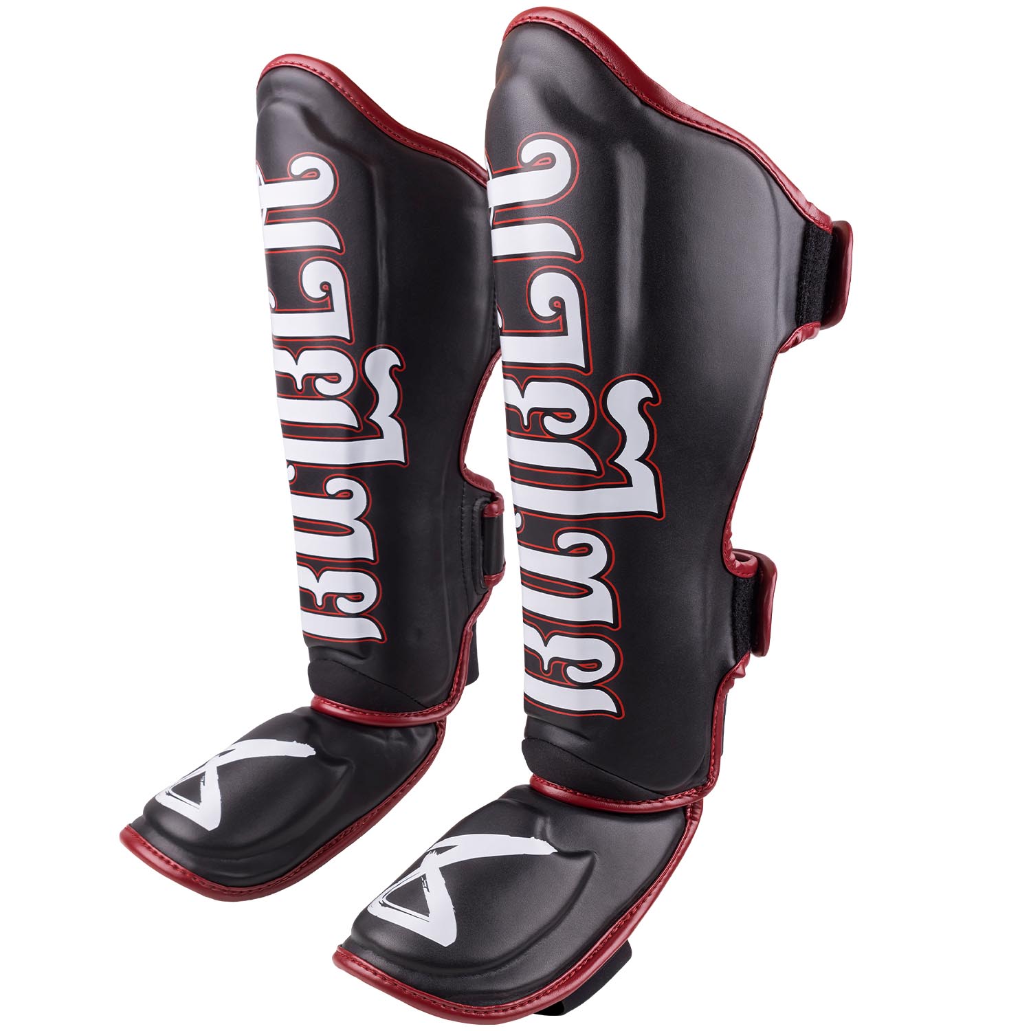 8 WEAPONS Shin Guards, Bangkok, black-white, M