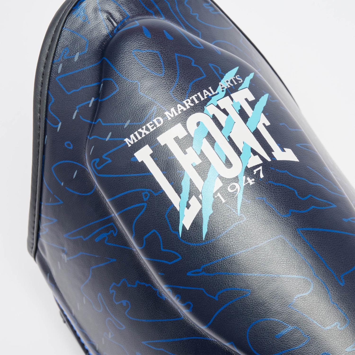 LEONE Shin Guard, Primal Instinct, blue, L