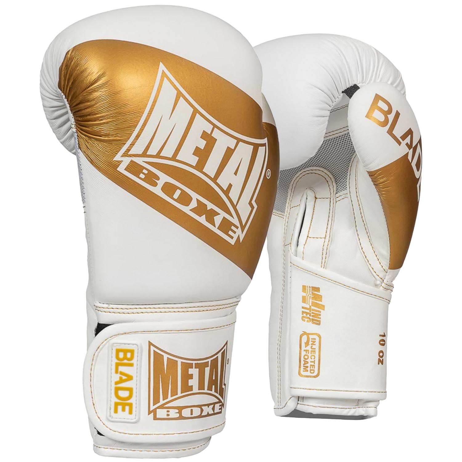 Metal Boxe Boxing Gloves, Blade, white-gold