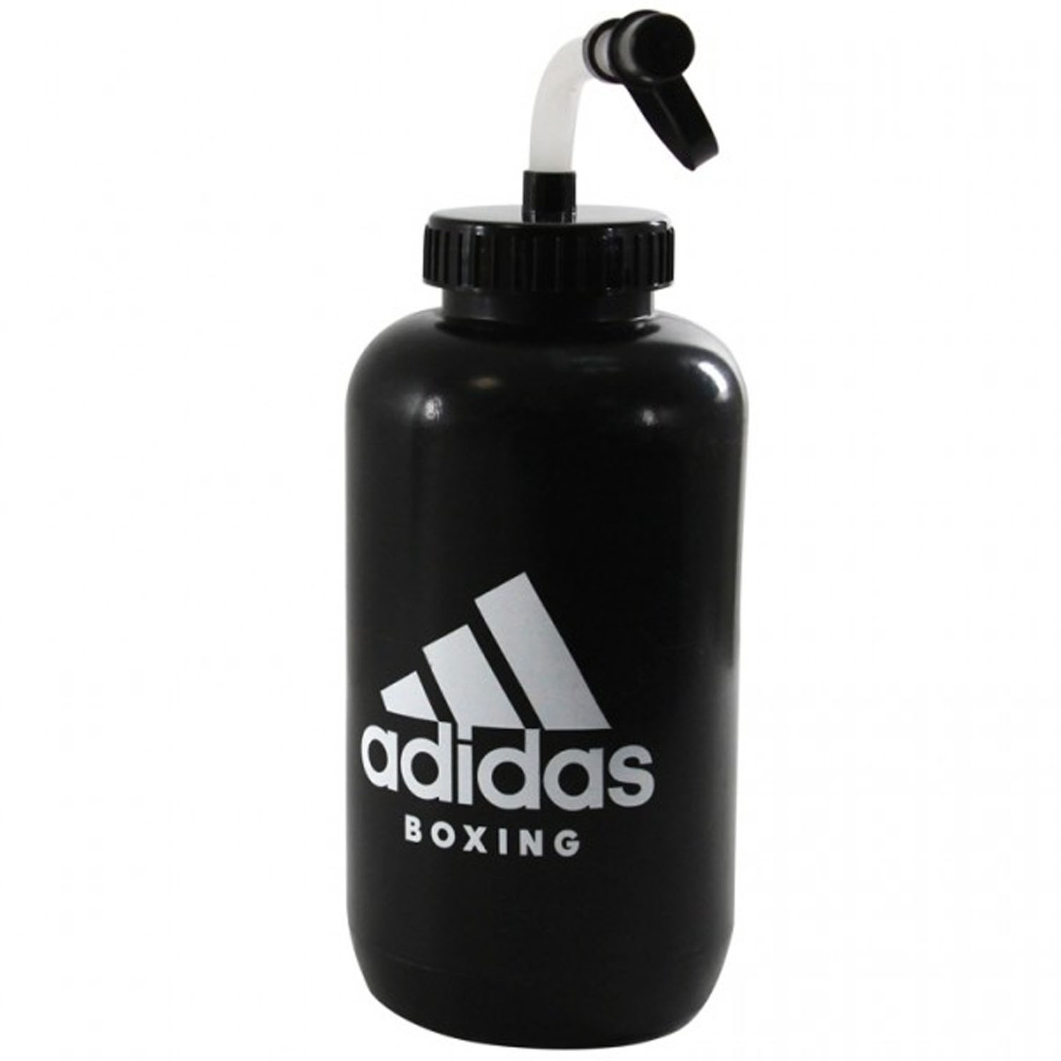 adidas Trinkflasche, schwarz-weiß