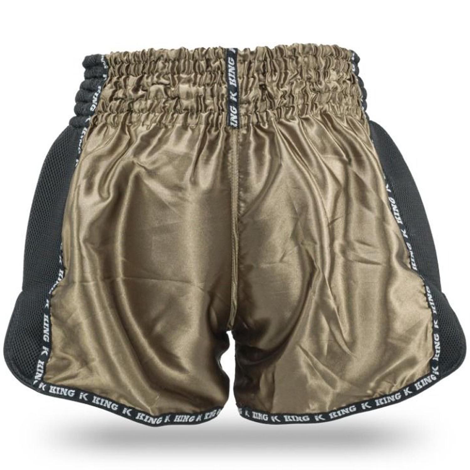 KING PRO BOXING Muay Thai Shorts, Bangkok 4, gold-black, XXL