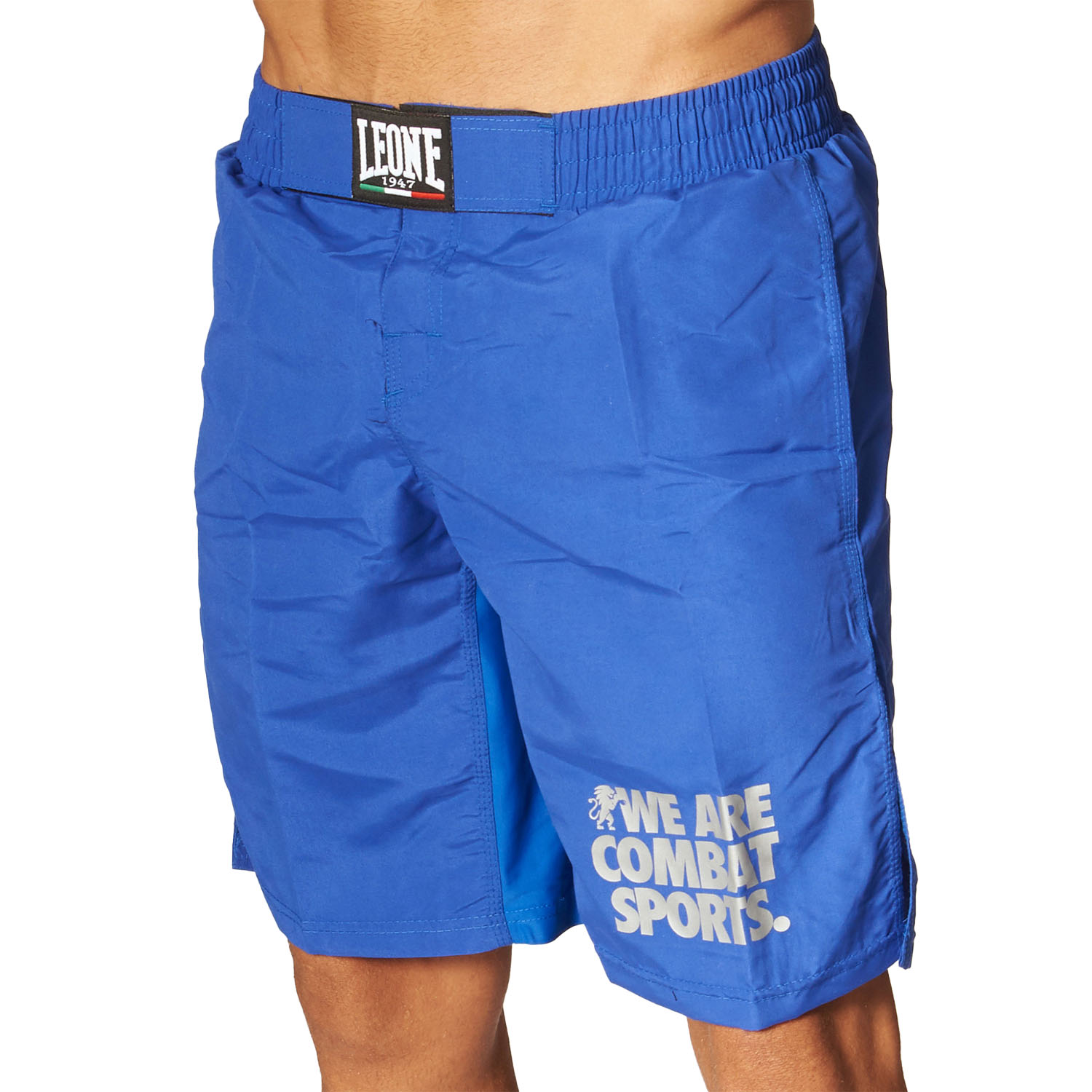 LEONE MMA Fight Shorts, Basic, AB795, blue, XL