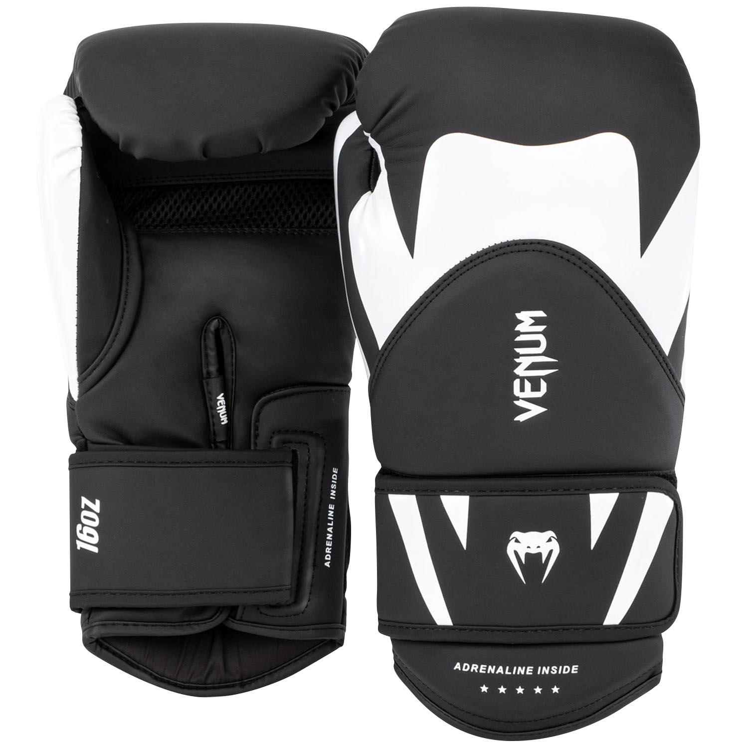 VENUM Boxing Gloves, Challenger 4.0, black-white