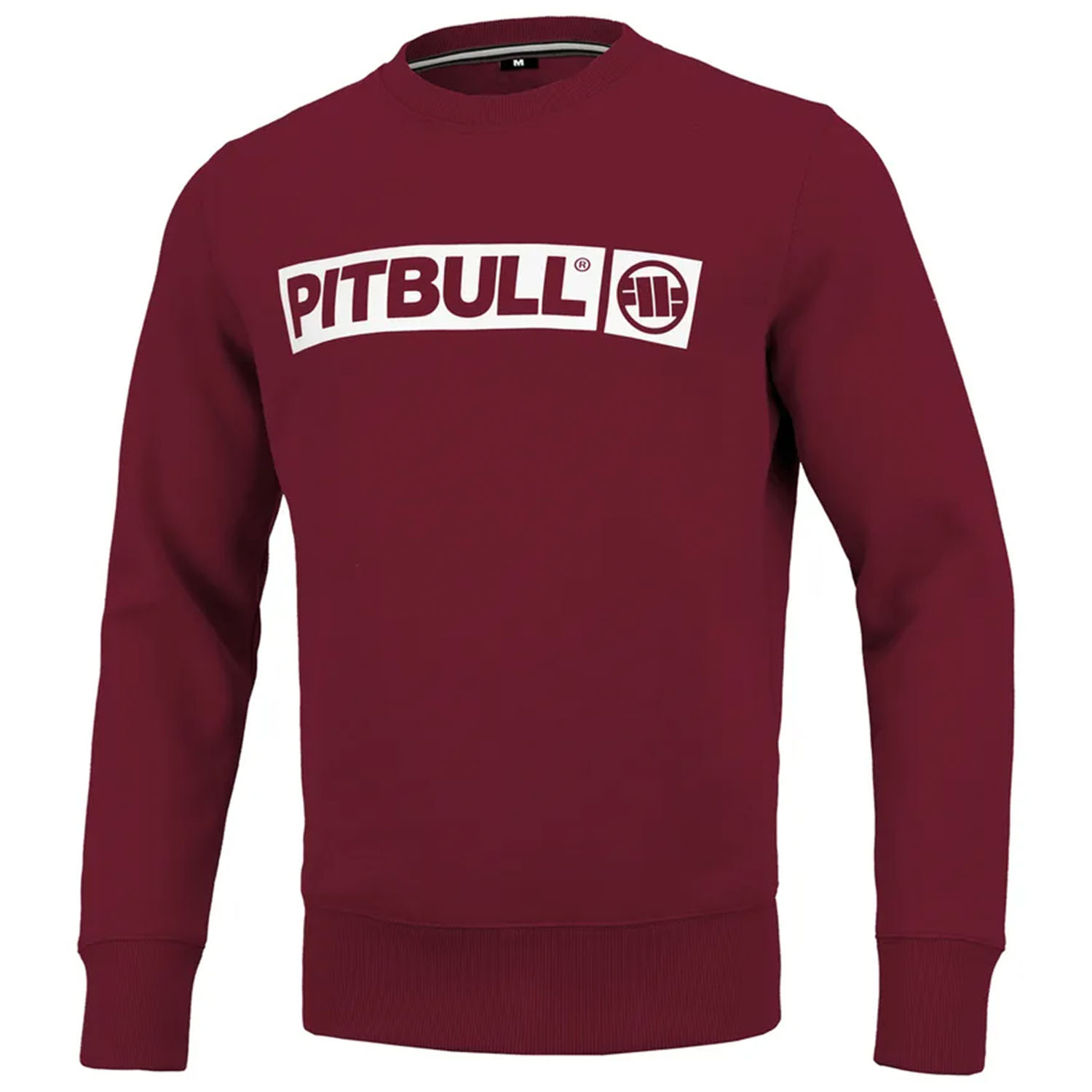 Pit Bull West Coast Pullover, Terry Hilltop, weinrot, M