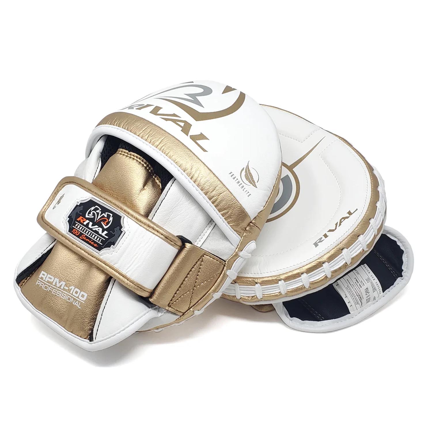 Rival Focus Mitts, RPM100 Professional, white-gold