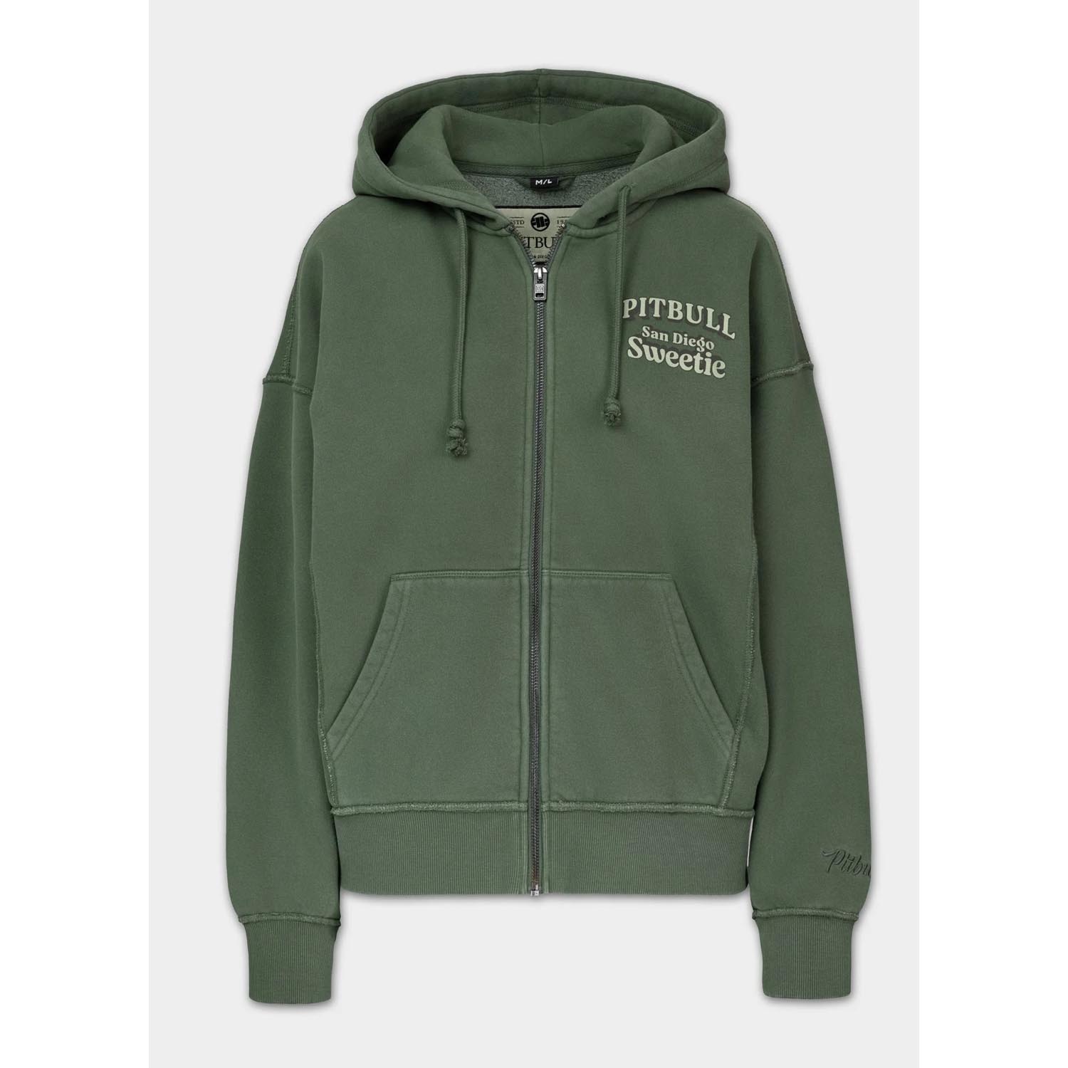 Pit Bull West Coast Zip Hoody, Women, Sweetie, green, M/L