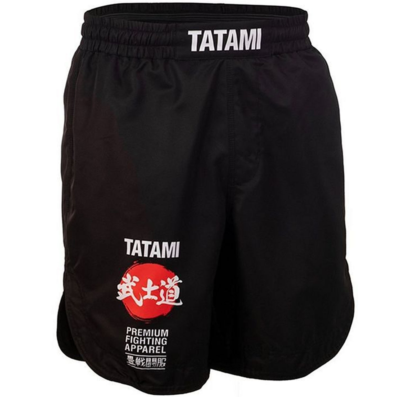 Tatami MMA Fight Shorts, Bushido, black