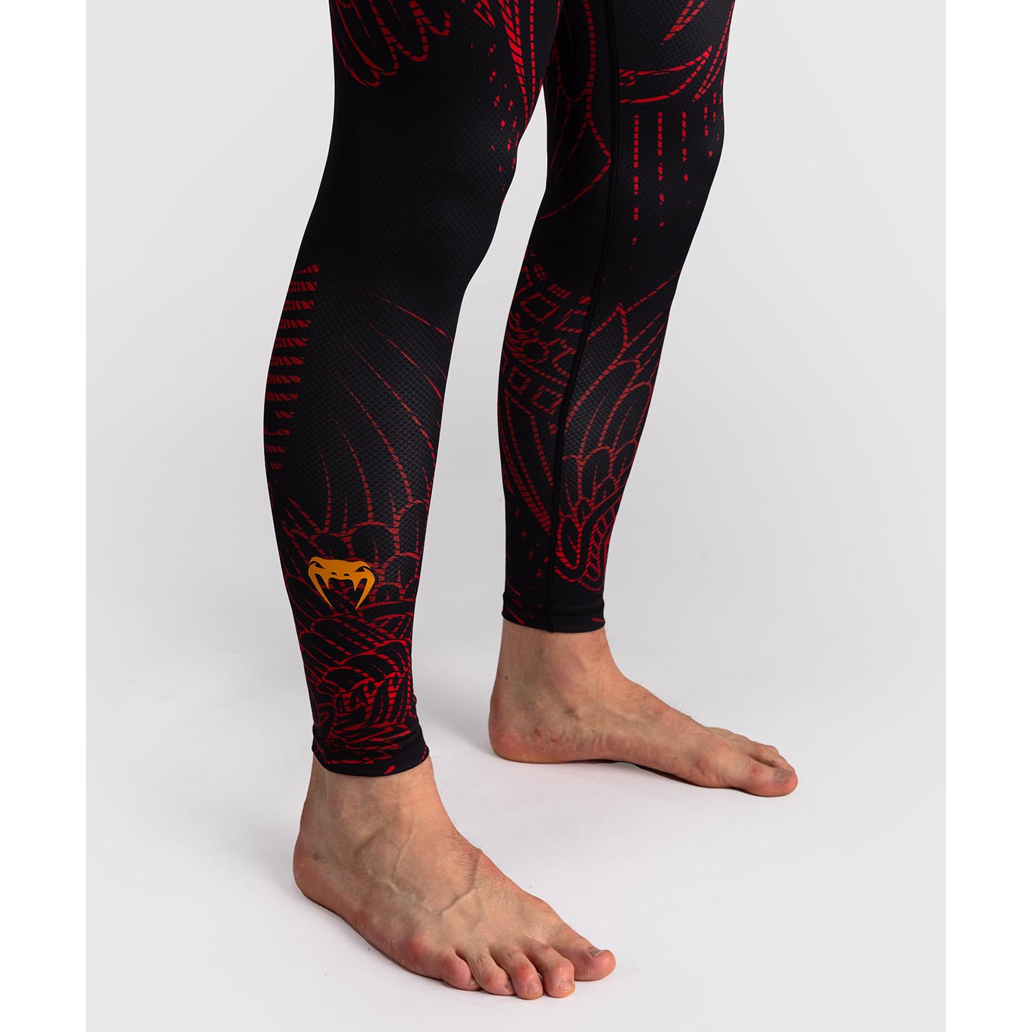 VENUM Compression Pants, Quetzel Fury, black-red, S