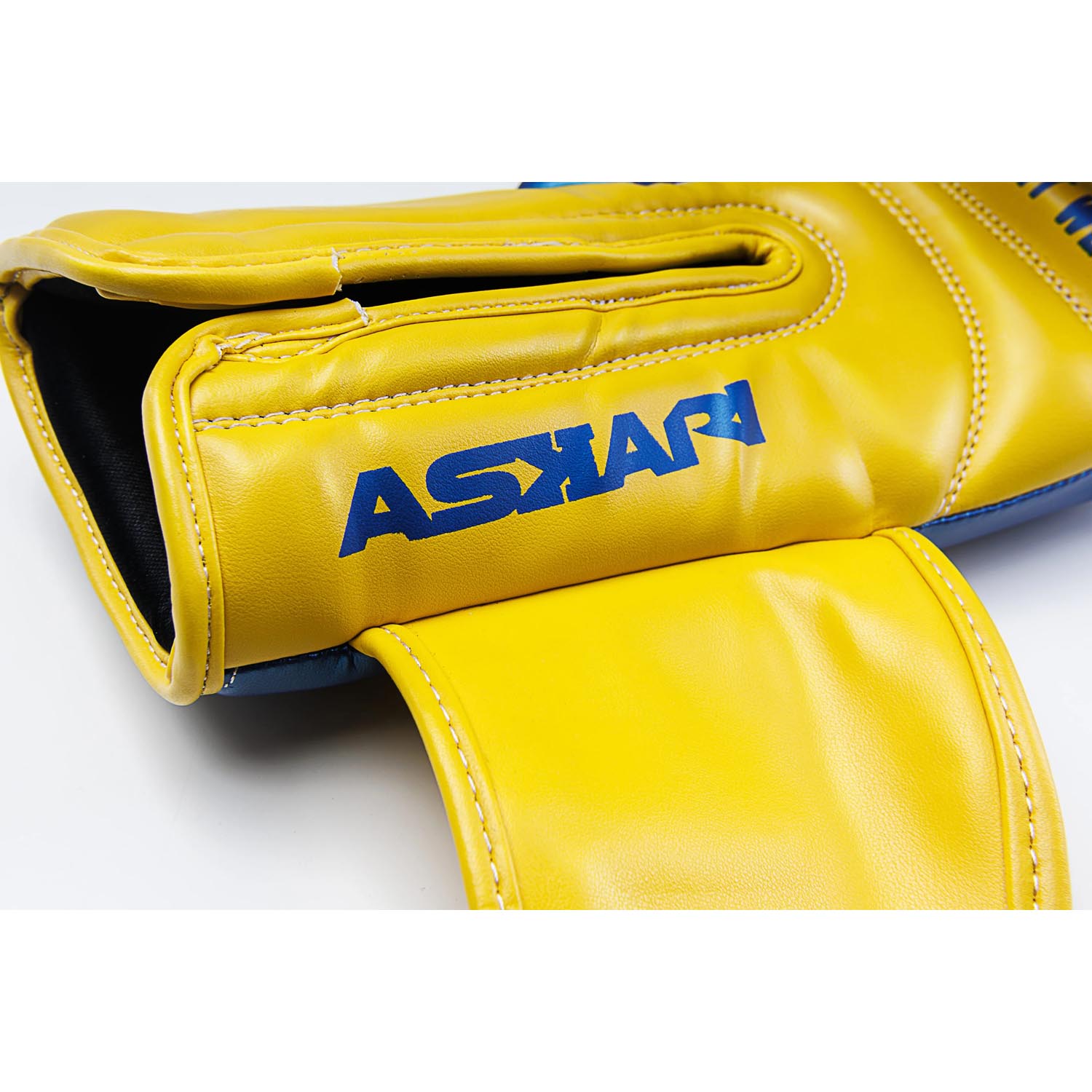ASKARI Boxing Gloves, Sunstorm, blue-yellow, 16 Oz