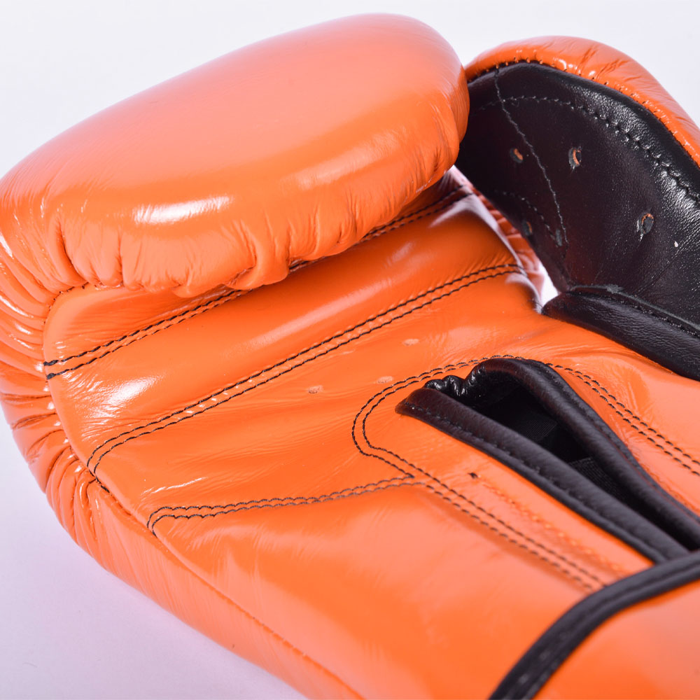 Cleto Reyes Boxing Gloves, Velcro Sparring, orange, 16 Oz