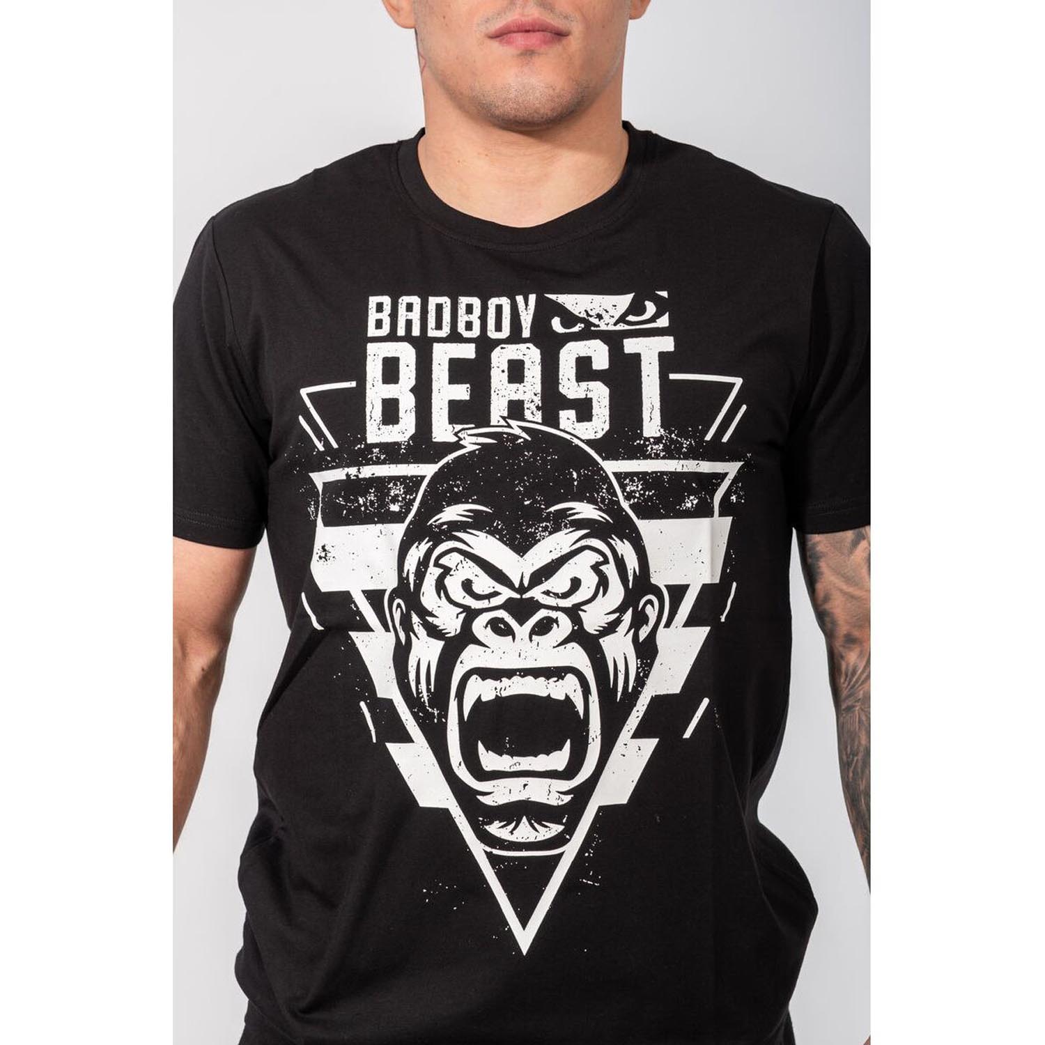 Bad Boy T-Shirt, Roll Like A Beast, black-white, XXL