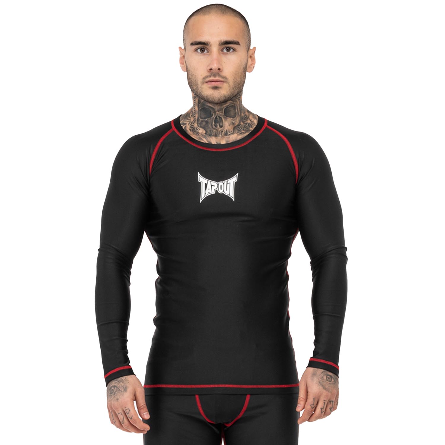 Tapout Rashguard, L/S, Bedrock, black