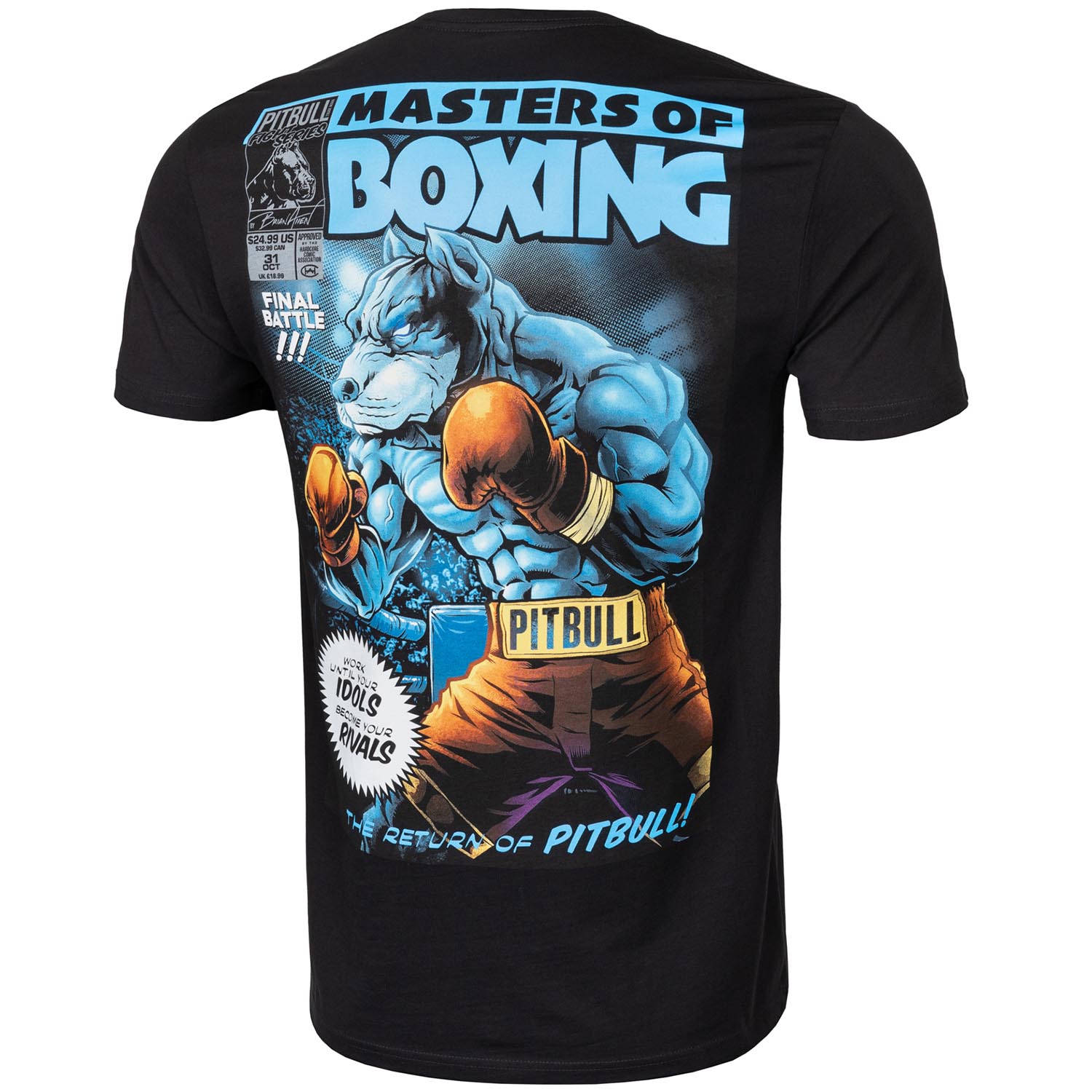 PIt Bull West Coast T-Shirt, Masters Of Boxing, schwarz
