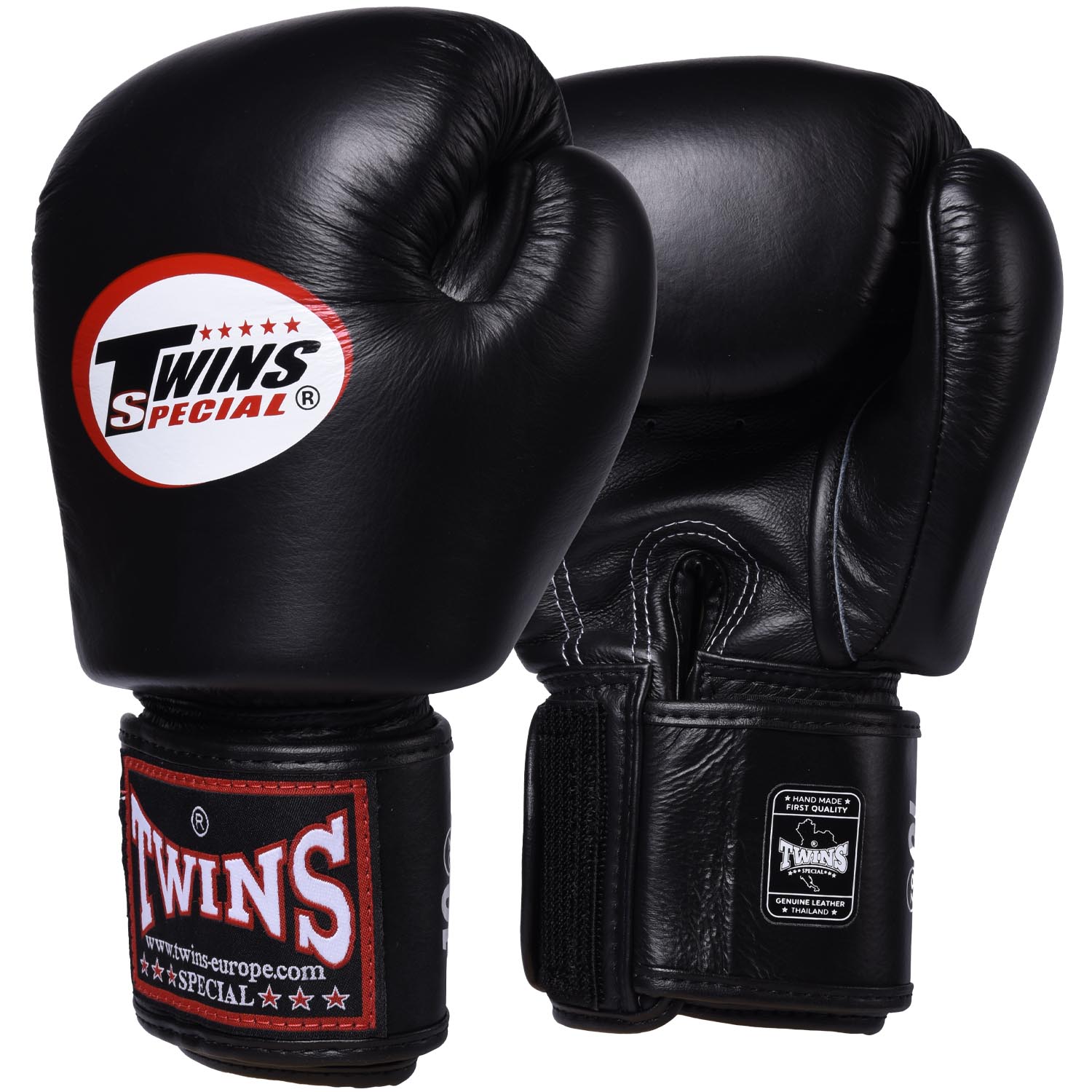TWINS Special Boxing Gloves, Leather, BGVL-3, black, 12 Oz