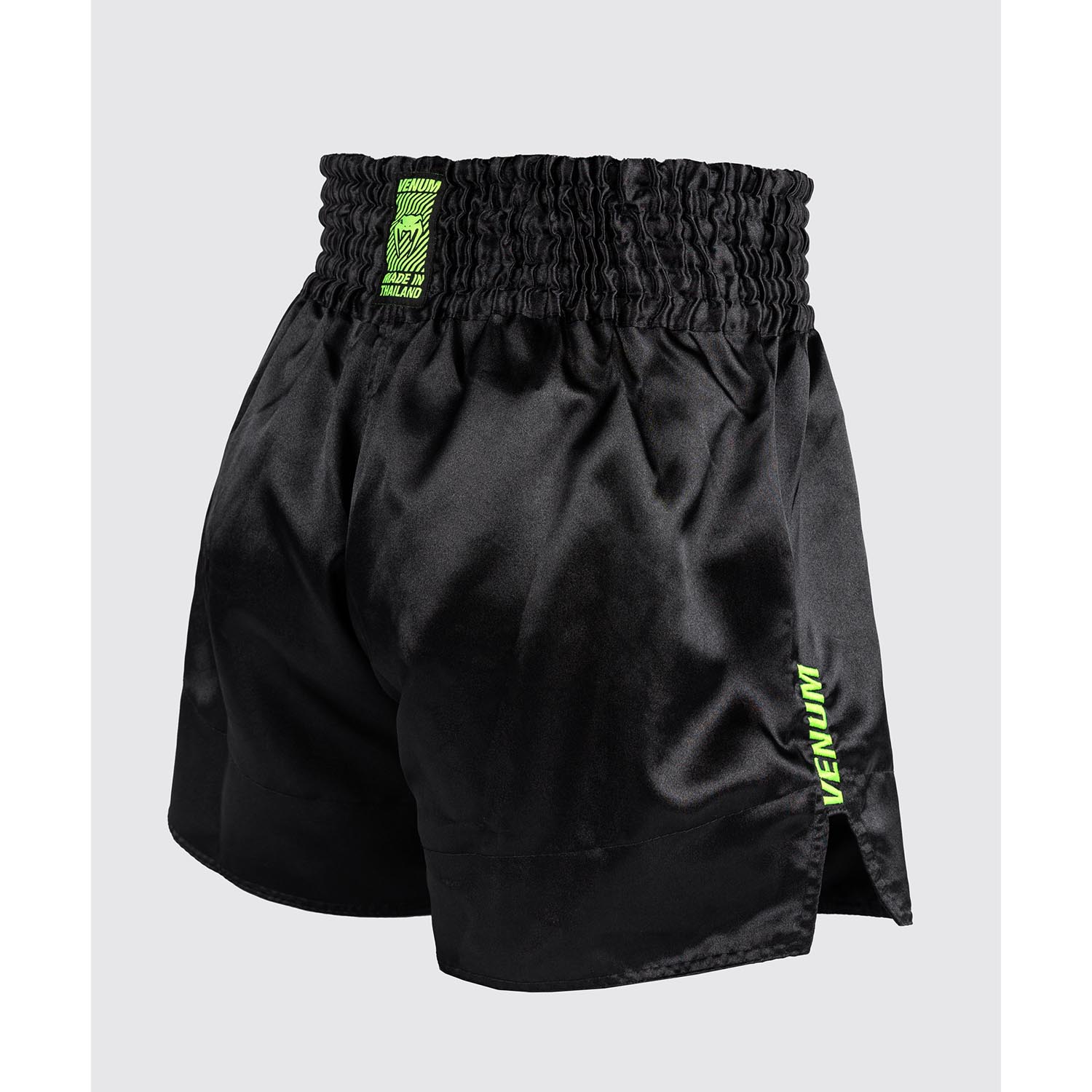 VENUM Muay Thai Shorts, Classic Evo, black-neon yellow, S