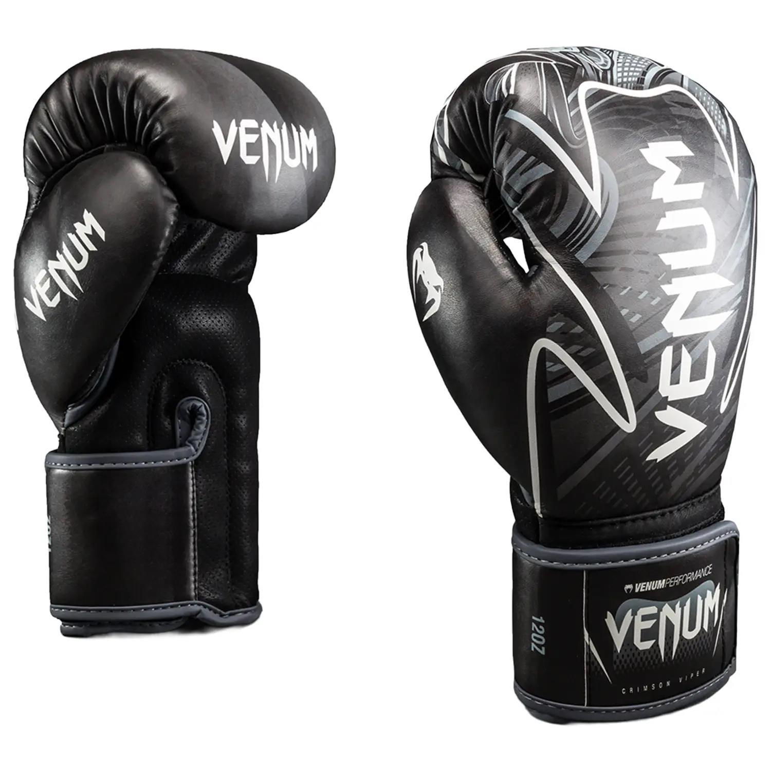 VENUM Boxing Gloves, Crimson Viper 2.0, black-grey, 16 Oz