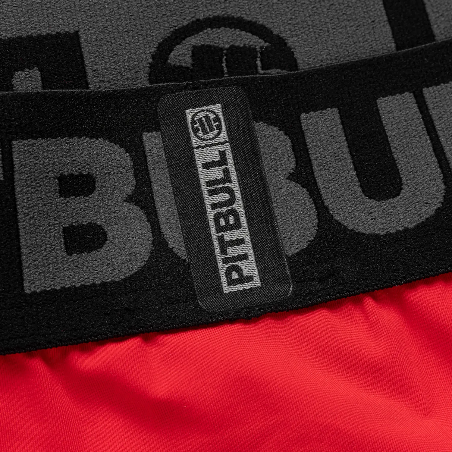 Pit Bull West Coast Compression Shorts, Runway, red, XXXL